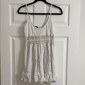 Forever 21 White Lace Detail Camisole
